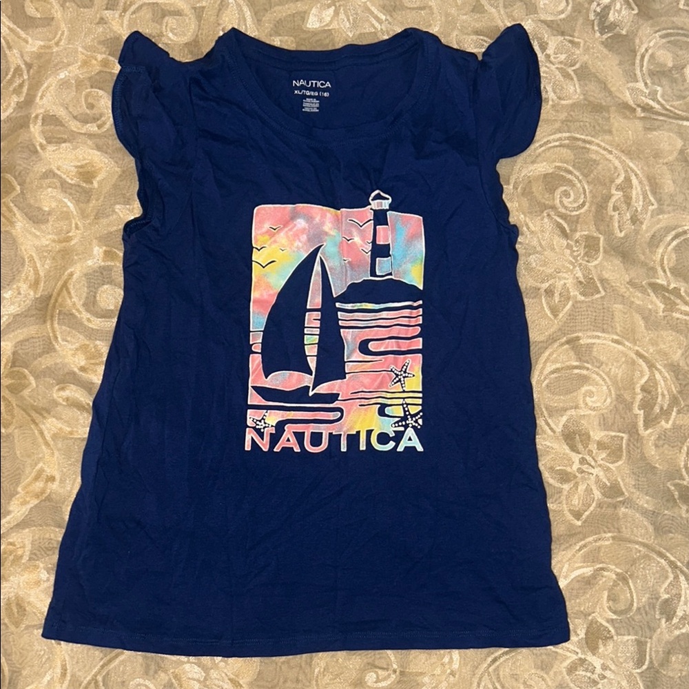 Nautica Kids Blue Short Sleeve Tee